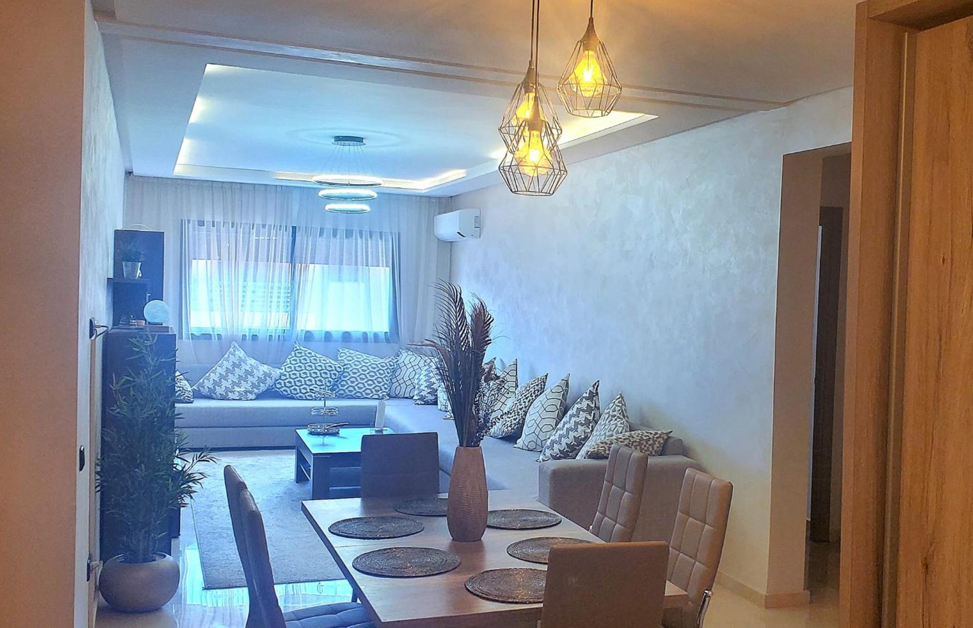 Super Appartement Haut Standing Ensoleille Gare Marrakesch Exterior foto